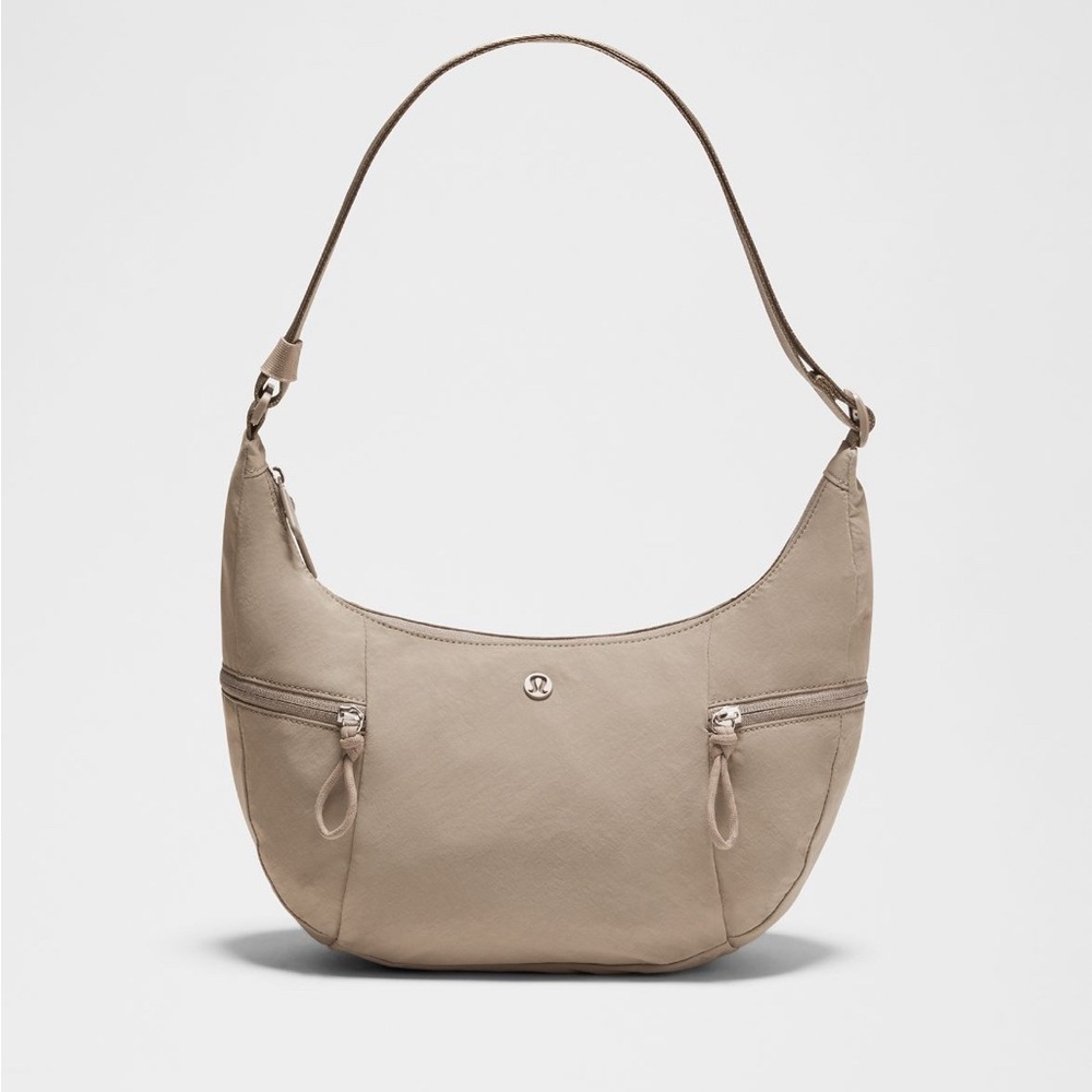 NWT Lululemon Slouchy Sling Bag 6L Warm Ash Grey